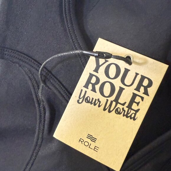 Role Womens Black Sleeveless‎ One-Piece Bodysuit Biker Romper S Nylon Blend - Picture 7 of 7